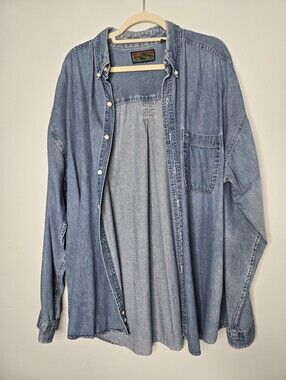 Structure Vintage Light Blue Jean Jacket XL